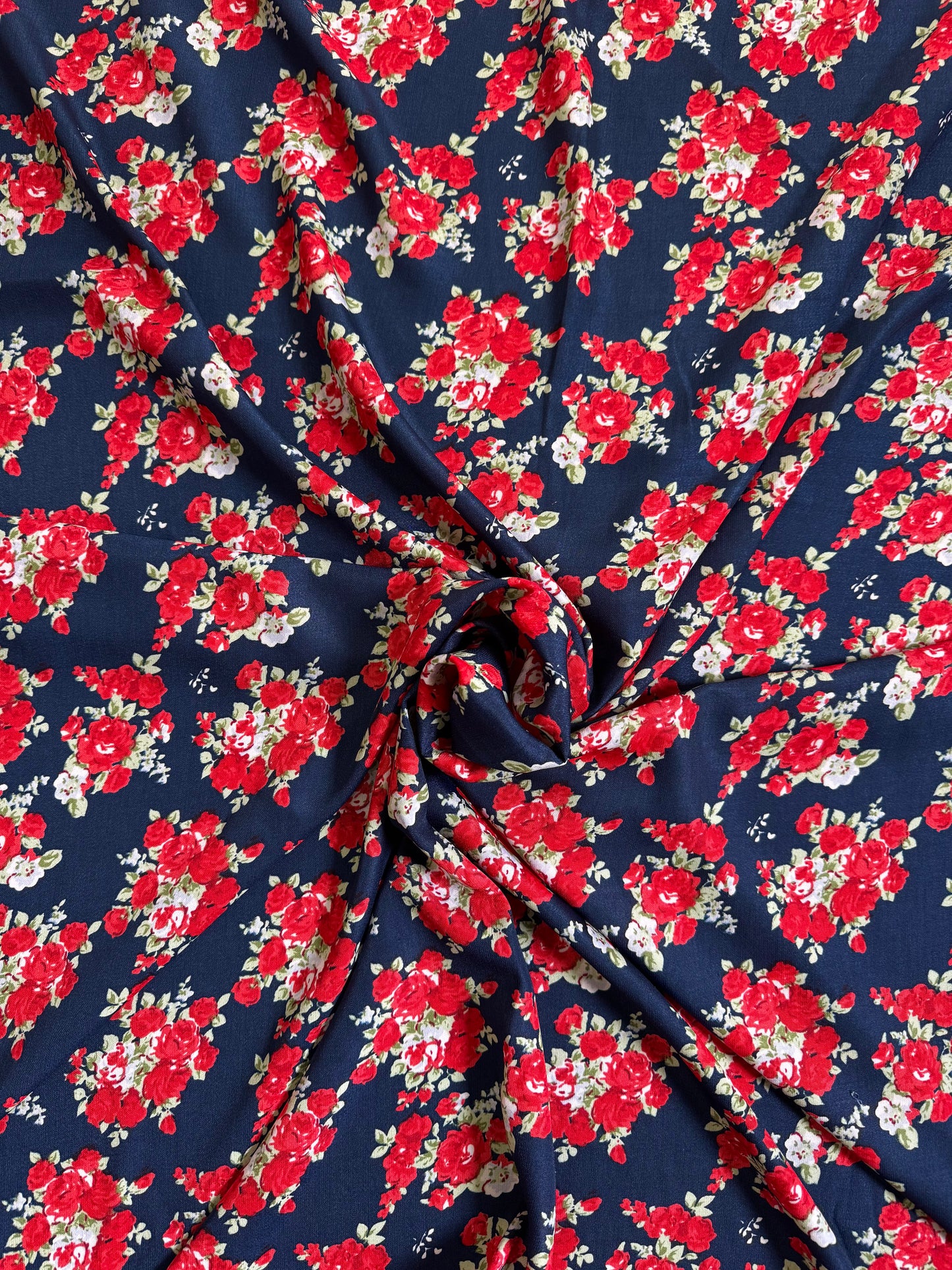 Old Fashion- (42”) Floral Print Cowboy Wild Rag