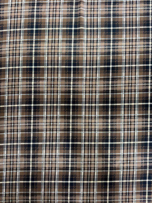 Highlander Wild Rag- Taupe and Black 42”