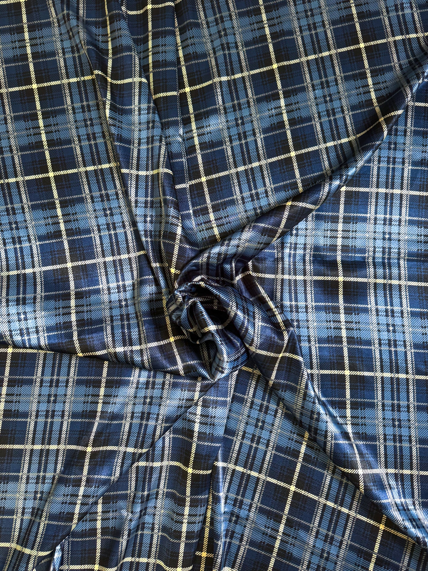 Highlander (Blue) (42”) Silky Cowboy Wild Rag