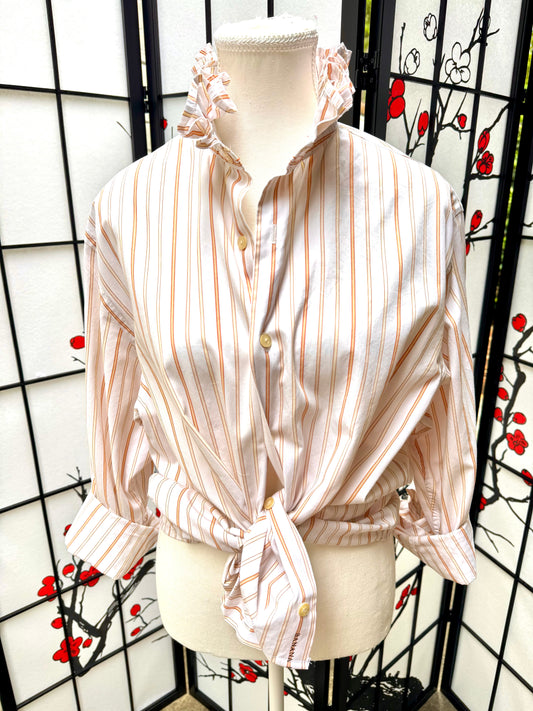 •	One-of-a-Kind Women’s Shirts | Reworked & Upcycled Size L