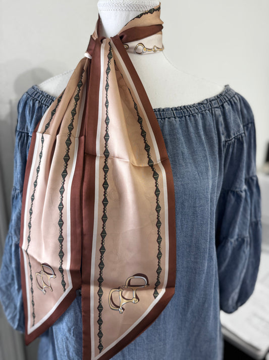 Bits and Pieces (Reversible) Ladies Fashion Twilly