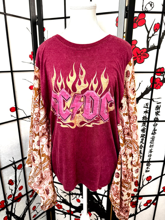 •	The Cowgirl Kimono – Handmade Western Boho Statement Piece• Size M•’AC⚡️DC