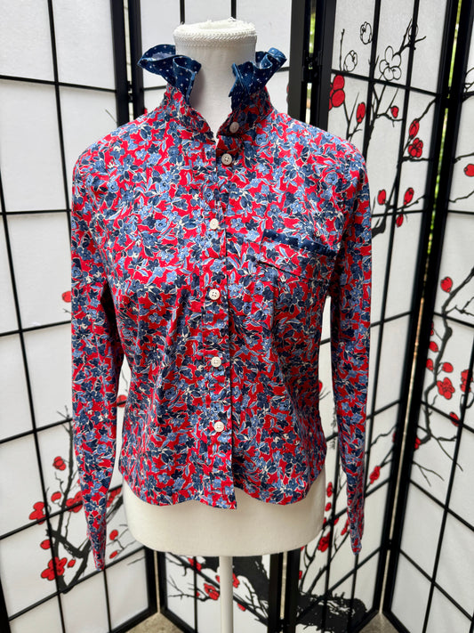•	One-of-a-Kind Women’s Shirts | Reworked & Upcycled S