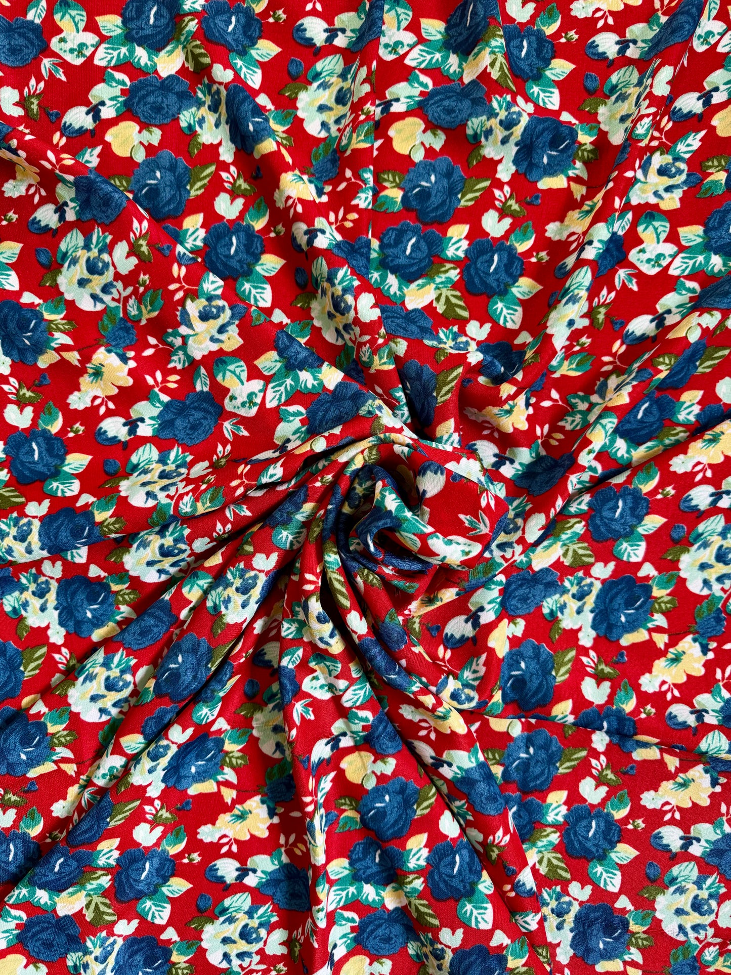 Americana (42”) Floral print cowboy wild rag