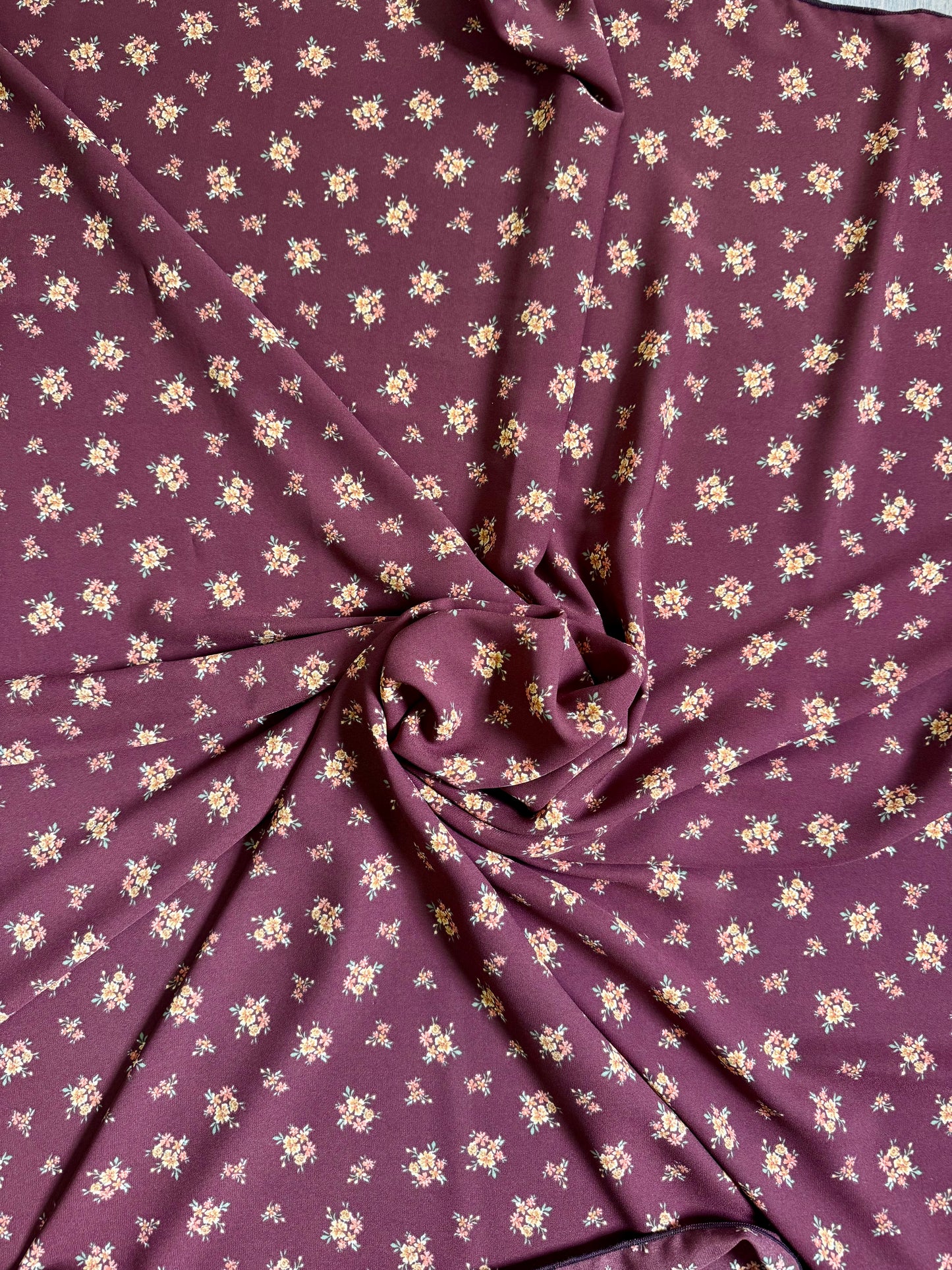 Ginger Snap (42”) Floral print wild rag. Made in the USA