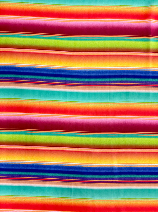 Suddenly Serape Chiffon Wild Rag- 42” A Buck Wild EXCLUSIVE design