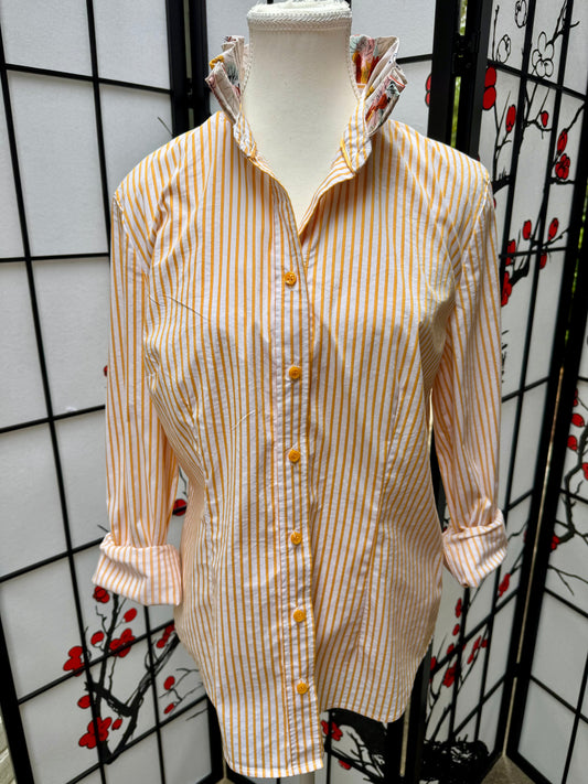 One-of-a-Kind Women’s Shirts | Reworked & Upcycled Size L
