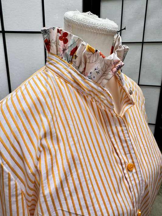 One-of-a-Kind Women’s Shirts | Reworked & Upcycled Size L