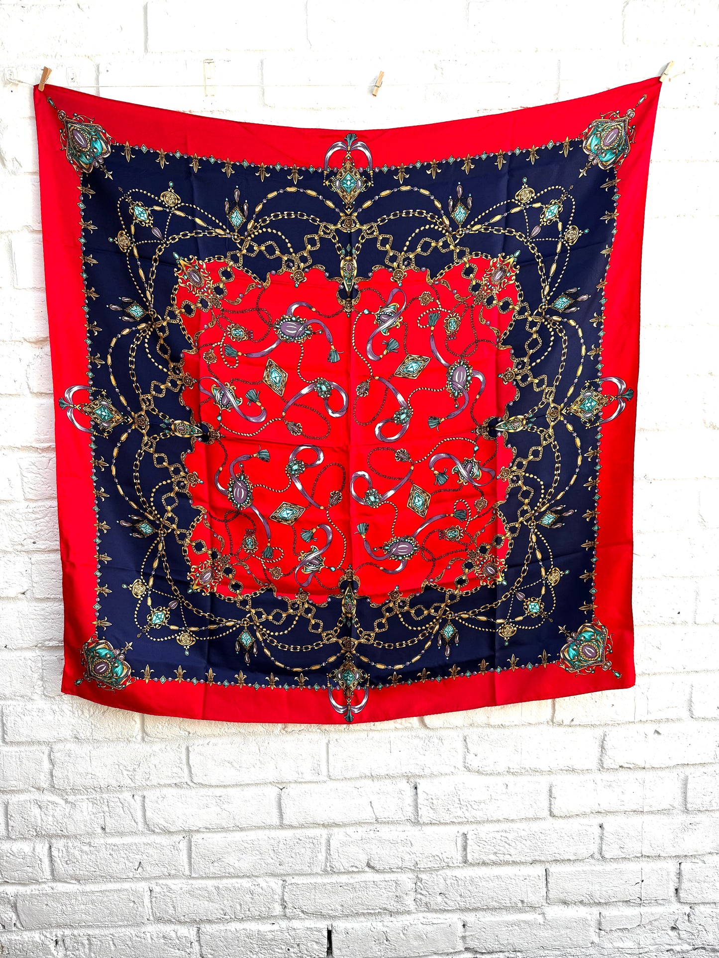 Vintage Silk Scarf | Buck Wild Rag | Western Cowgirl Neckerchief | Retro Hair Scarf | One-of-a-Kind Silk Bandana