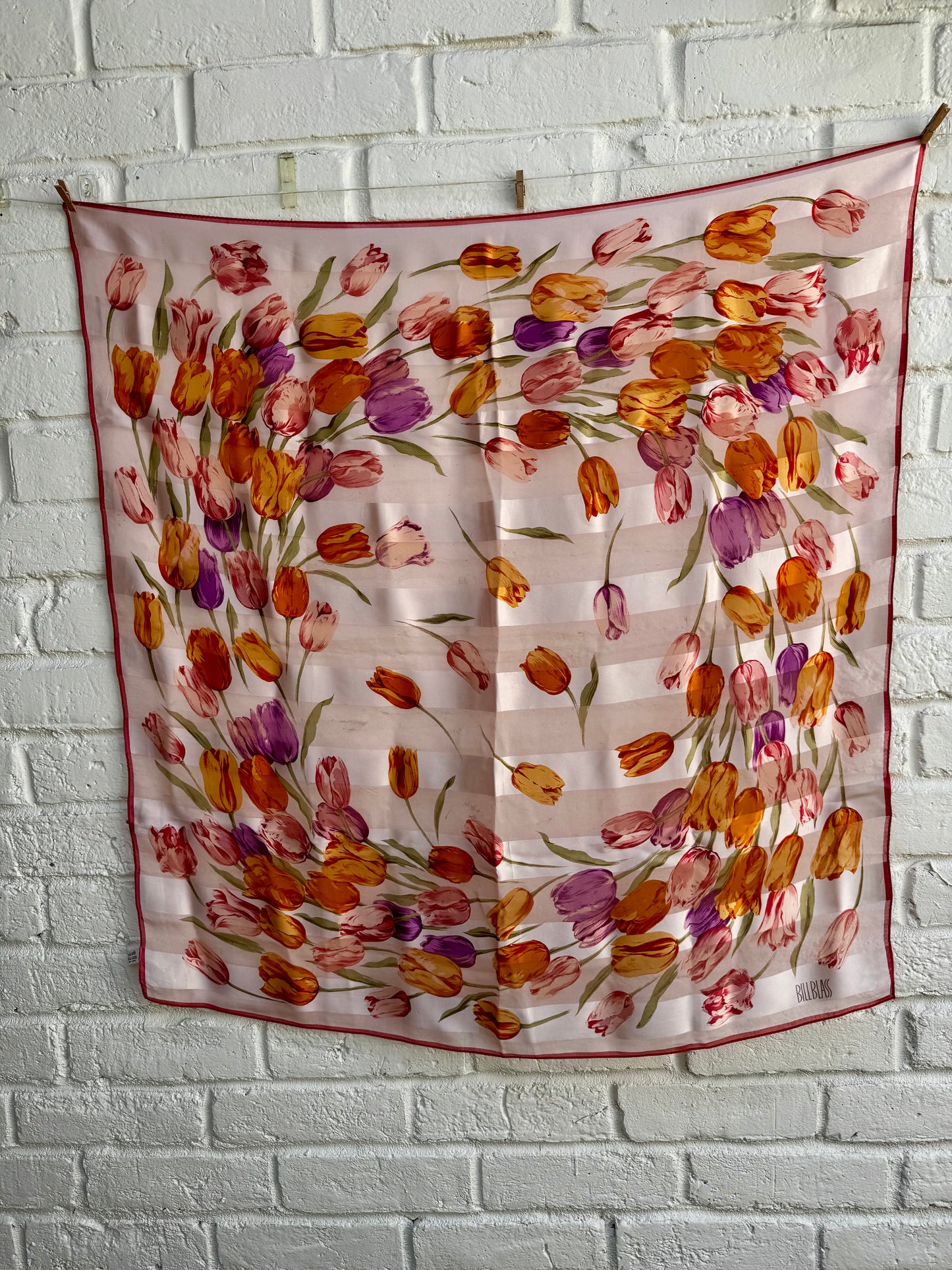 Vintage Silk Scarf | Buck Wild Rag | Western Cowgirl Neckerchief | Retro Hair Scarf | One-of-a-Kind Silk Bandana