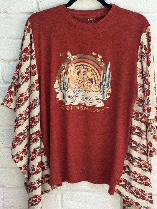 Good Vibes- Cowgirl Kimono Size L