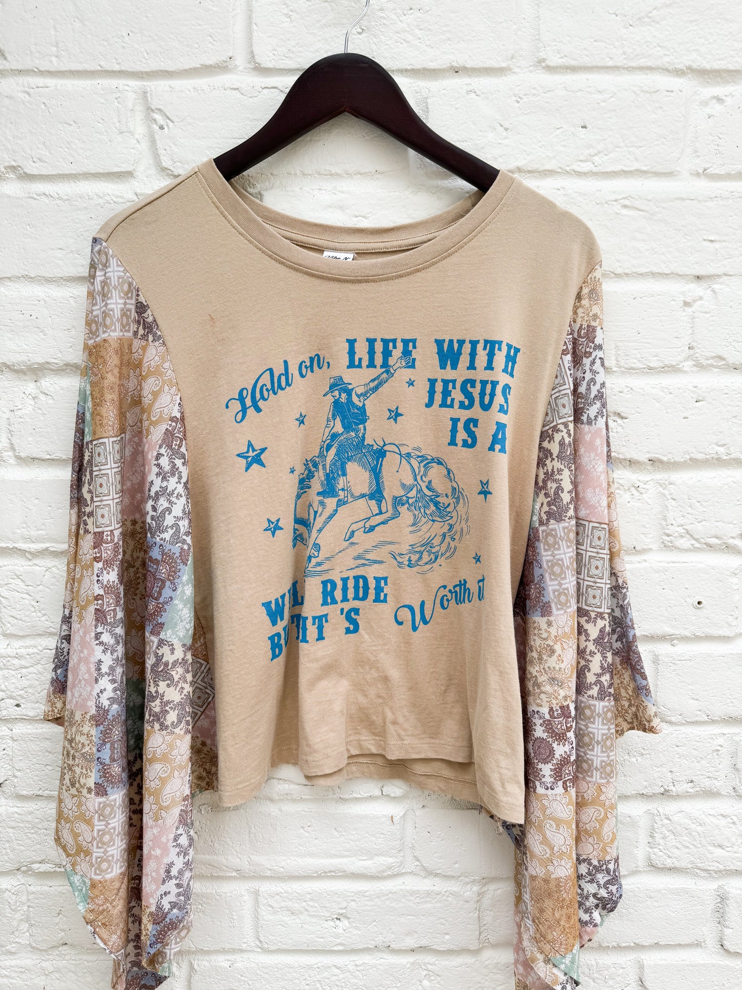 Ridin’ for Jesus- Cowgirl Kimono- Size Large