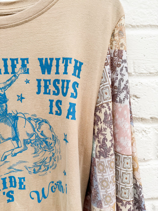 Ridin’ for Jesus- Cowgirl Kimono- Size Large