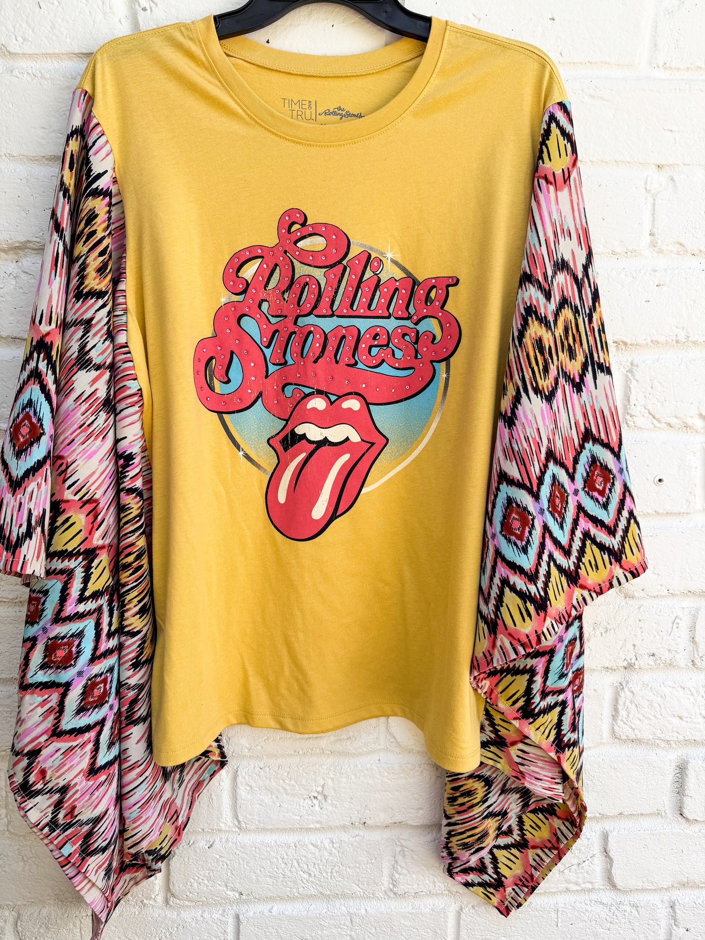 Cowgirl Kimono- Rolling Stones Size Med 8-10