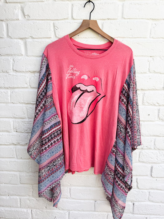 Cowgirl Kimono- Rolling Stones Size Large 12/14